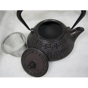【掏寶天地】日式鑄鐵茶壼*古紋富貴壺鐵壺W26;鐵壼