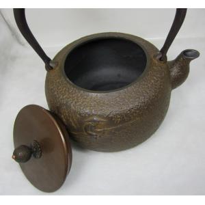【掏寶天地】日式鑄鐵茶壼*姜太公釣魚鐵壺W18;鐵壼